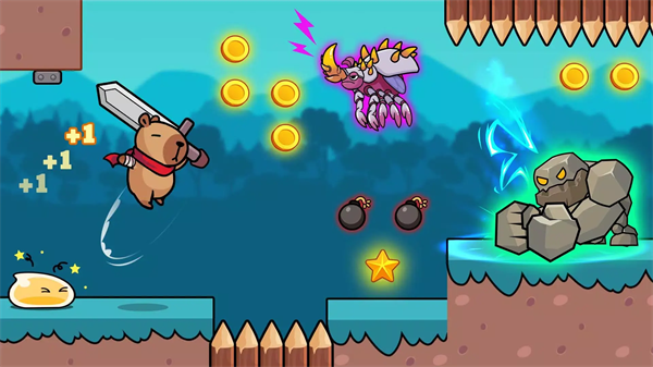 卡皮巴拉世界超级跑酷高画质版