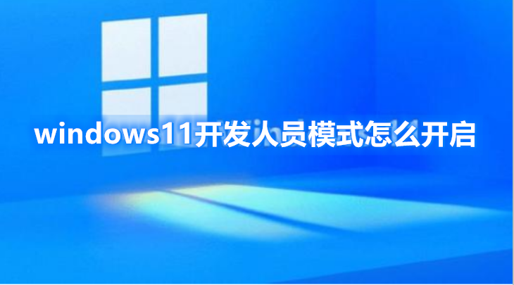 windows11开发人员模式怎么开启