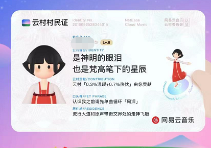 网易云音乐村民证重设形象怎么做