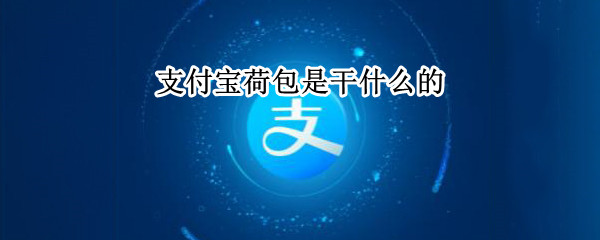 支付宝荷包有什么用
