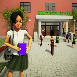 虚拟高中女生生活模拟器app