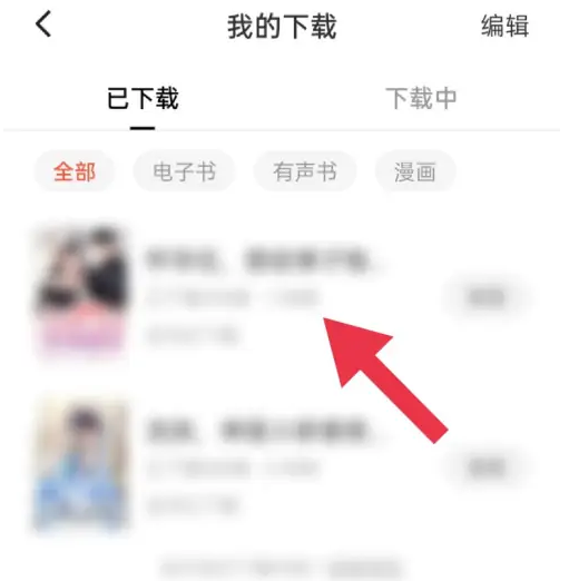 红果免费短剧怎么查看离线下载的小说 查看离线下载的小说操作方法