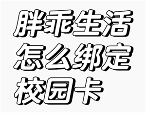 胖乖生活怎么绑定校园卡 胖乖生活怎么绑定nfc