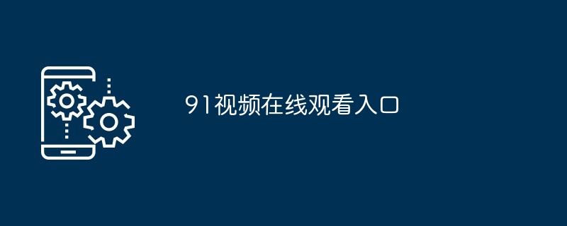 91视频在线观看入口