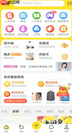 闲鱼租房如何私聊别人  闲鱼租房怎样私聊别人