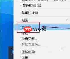 Snipaste如何开启自动保存