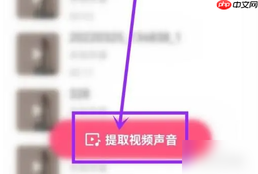 快手怎么提取音乐?快手提取音乐的方法